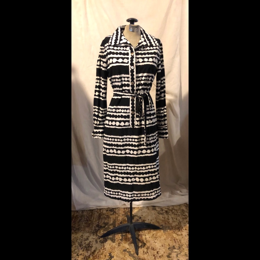 VTG Bonwit Teller Collared Shirt Dress